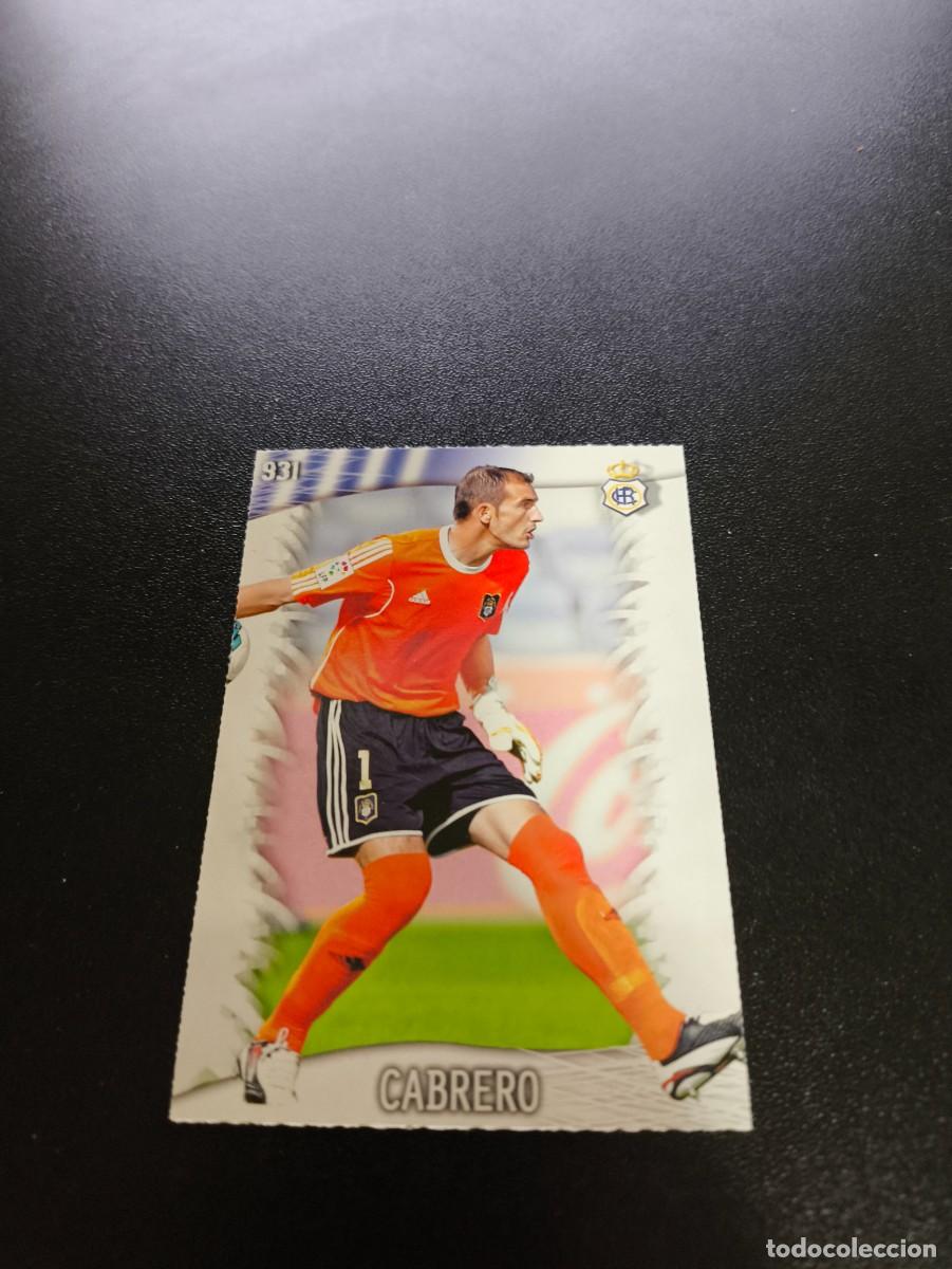 Cartes &agrave; collectionner de Football: 931 Cabrero RECREATIVO HUELVA MUNDICROMO LIGA 2013 2014 13 14 PLATINUM NO PANINI ESTE