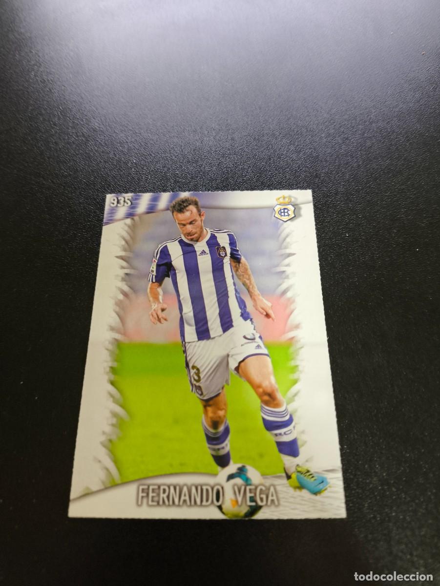 Cartes &agrave; collectionner de Football: 935 Fernando Vega RECREATIVO HUELVA MUNDICROMO LIGA 2013 2014 13 14 PLATINUM NO PANINI ESTE