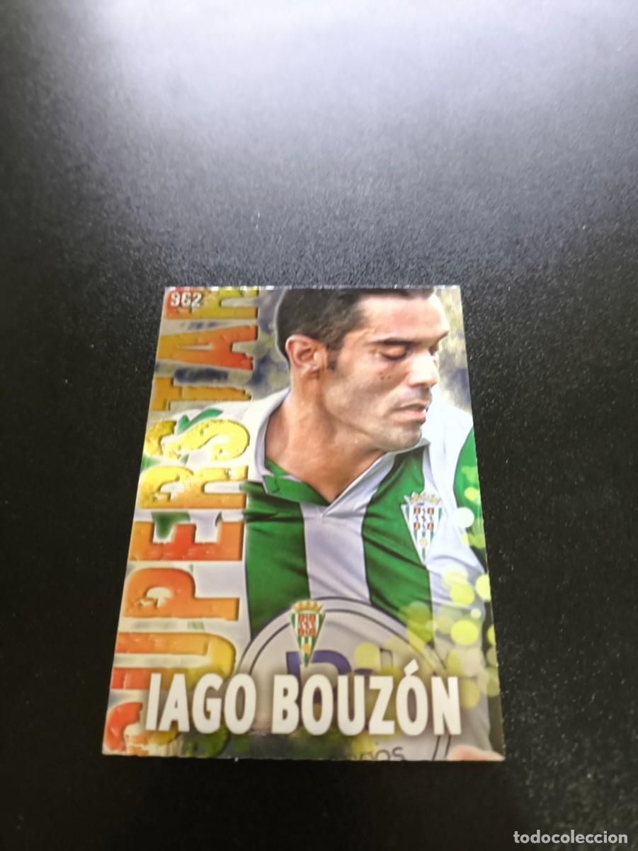 Cromos de F&uacute;tbol: 962 IAGO BOUZON SUPERSTAR LISO CORDOBA MUNDICROMO LIGA 2013 2014 13 14 PLATINUM NO PANINI ESTE