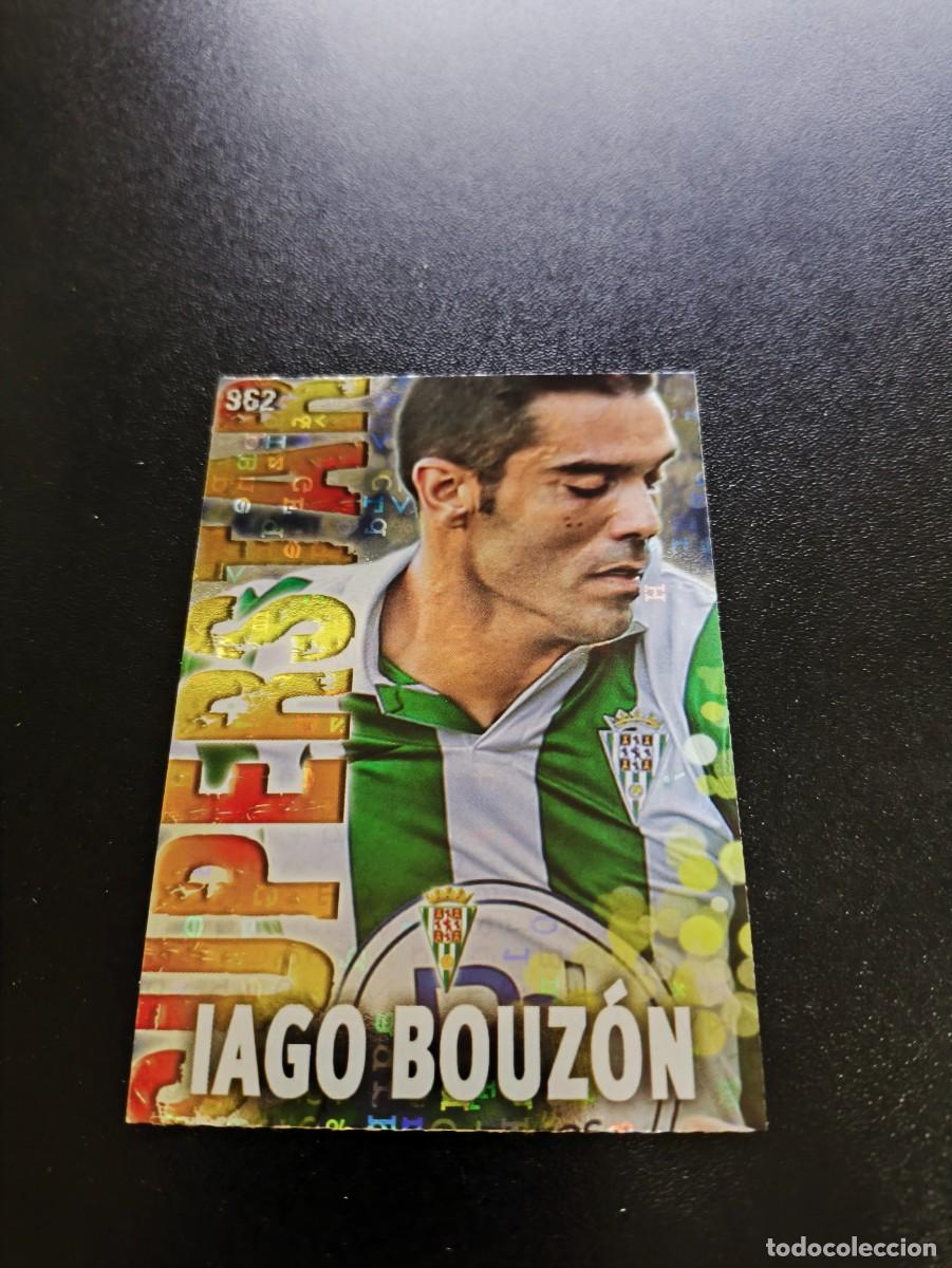 Cromos de F&uacute;tbol: 962 IAGO BOUZON SUPERSTAR LETRAS CORDOBA MUNDICROMO LIGA 2013 2014 13 14 PLATINUM NO PANINI ESTE