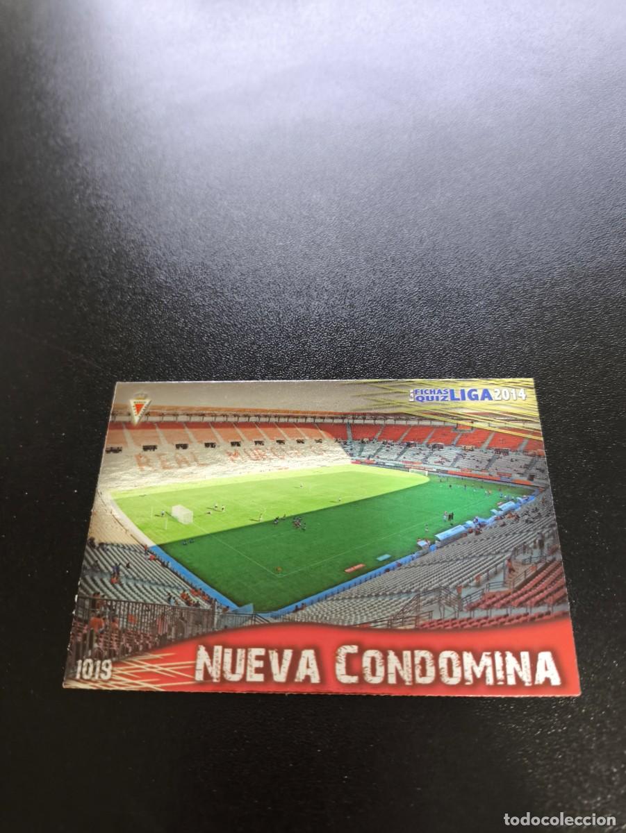 Cromos de F&uacute;tbol: 1019 NUEVA CONDOMINA MURCIA BRILLO LISO MUNDICROMO LIGA 2013 2014 13 14 PLATINUM NO PANINI ESTE
