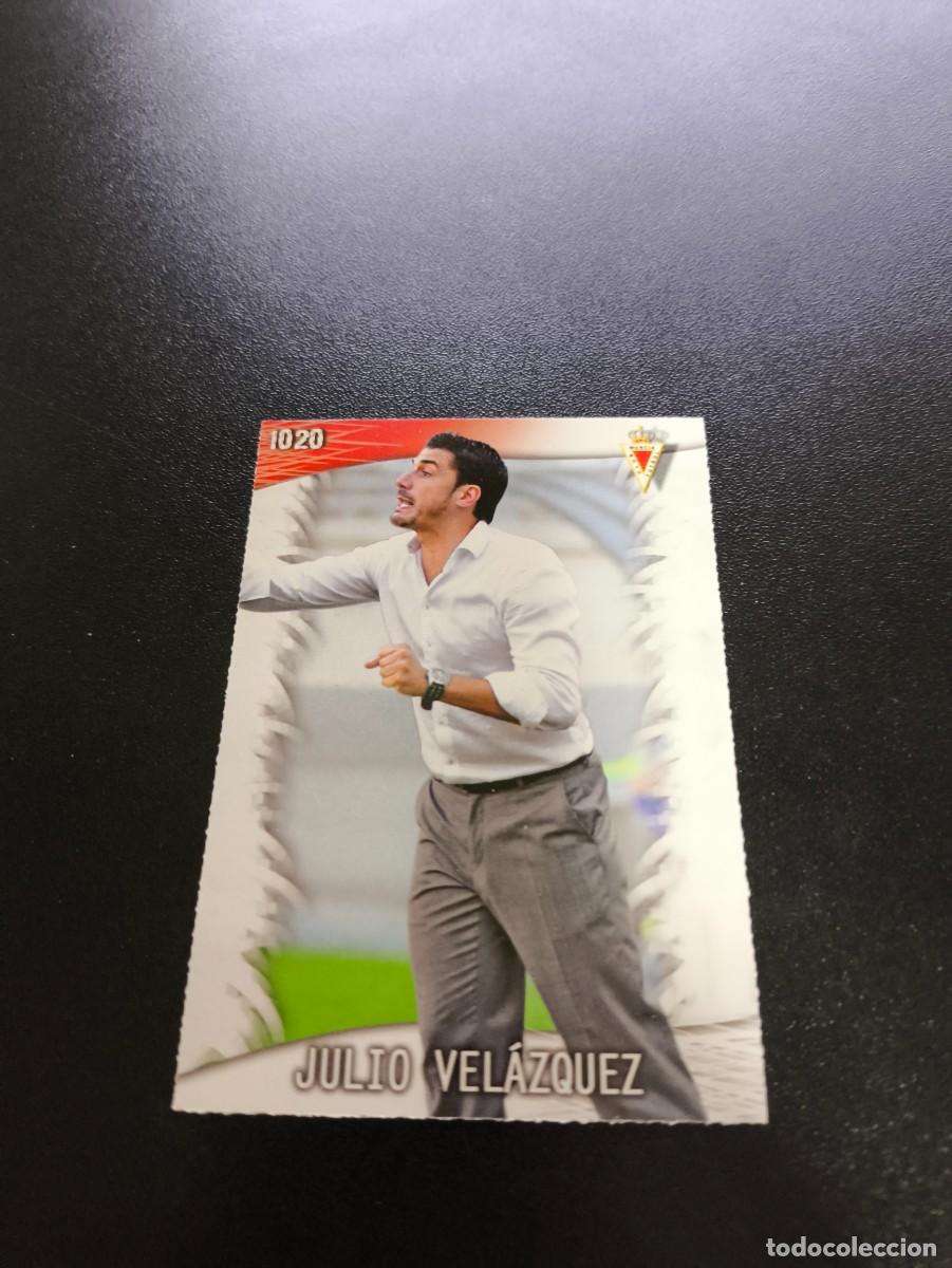 Cromos de F&uacute;tbol: 1020 Julio Vel&aacute;zquez MURCIA MUNDICROMO LIGA 2013 2014 13 14 PLATINUM NO PANINI ESTE