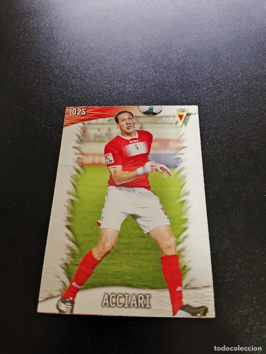 Cromos de F&uacute;tbol: 1025 Acciari MURCIA MUNDICROMO LIGA 2013 2014 13 14 PLATINUM NO PANINI ESTE
