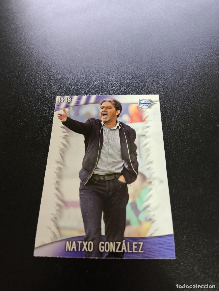 Cromos de F&uacute;tbol: 1038 Natxo Gonz&aacute;lez ALAVES MUNDICROMO LIGA 2013 2014 13 14 PLATINUM NO PANINI ESTE