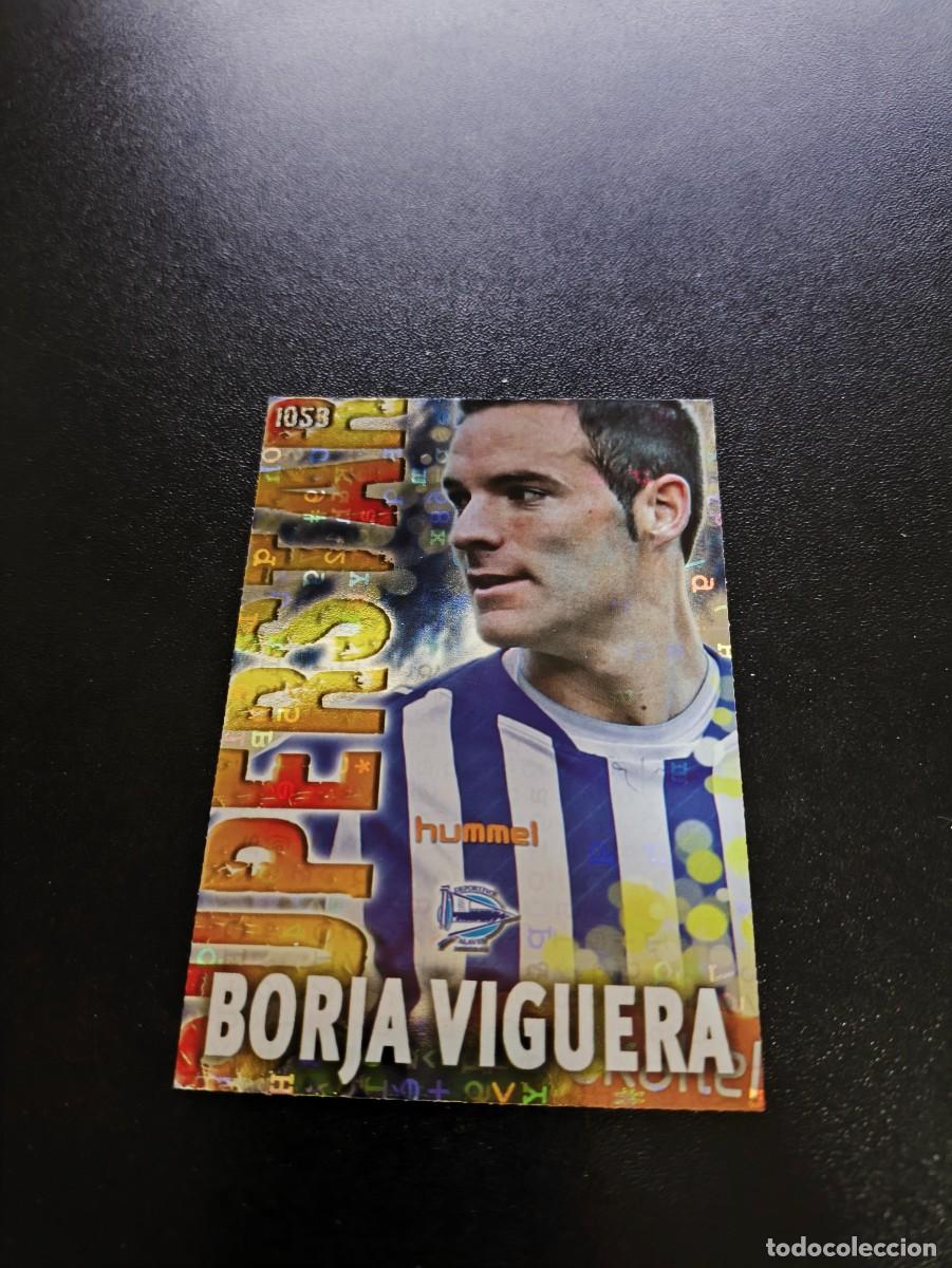 Cromos de F&uacute;tbol: 1053 BORJA VIGUERA BRILLO LETRAS ALAVES MUNDICROMO LIGA 2013 2014 13 14 PLATINUM NO PANINI ESTE