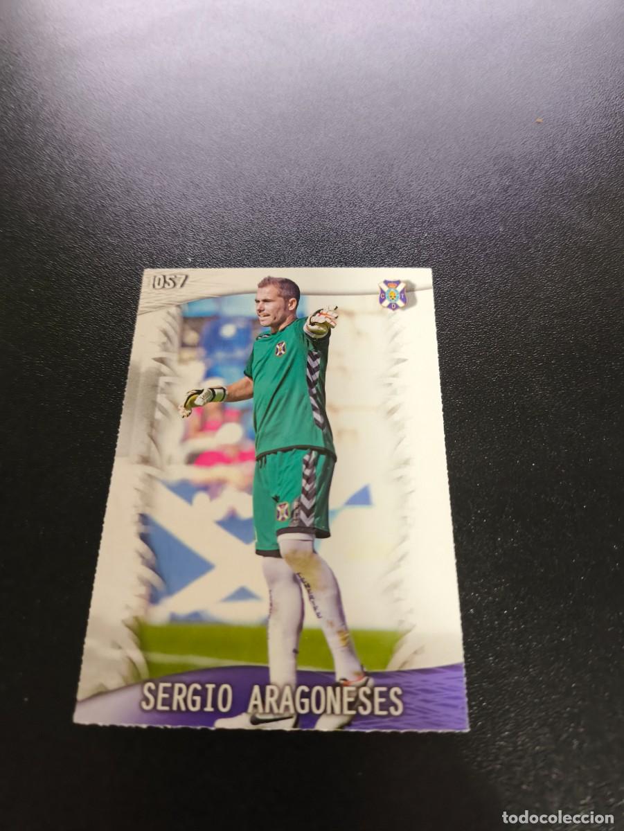 Cromos de F&uacute;tbol: 1057 Sergio Aragoneses TENERIFE MUNDICROMO LIGA 2013 2014 13 14 PLATINUM NO PANINI ESTE