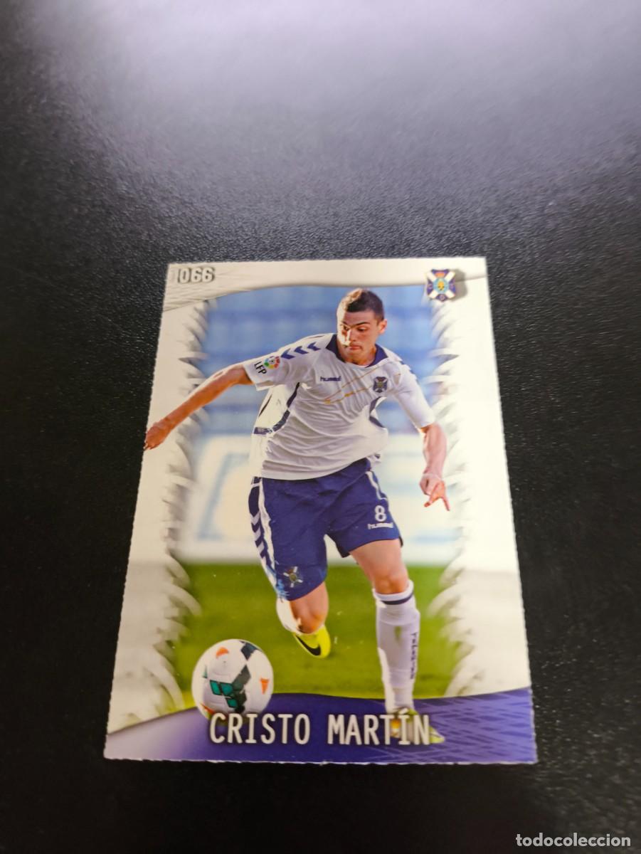 Cromos de F&uacute;tbol: 1066 Cristo Mart&iacute;n TENERIFE MUNDICROMO LIGA 2013 2014 13 14 PLATINUM NO PANINI ESTE