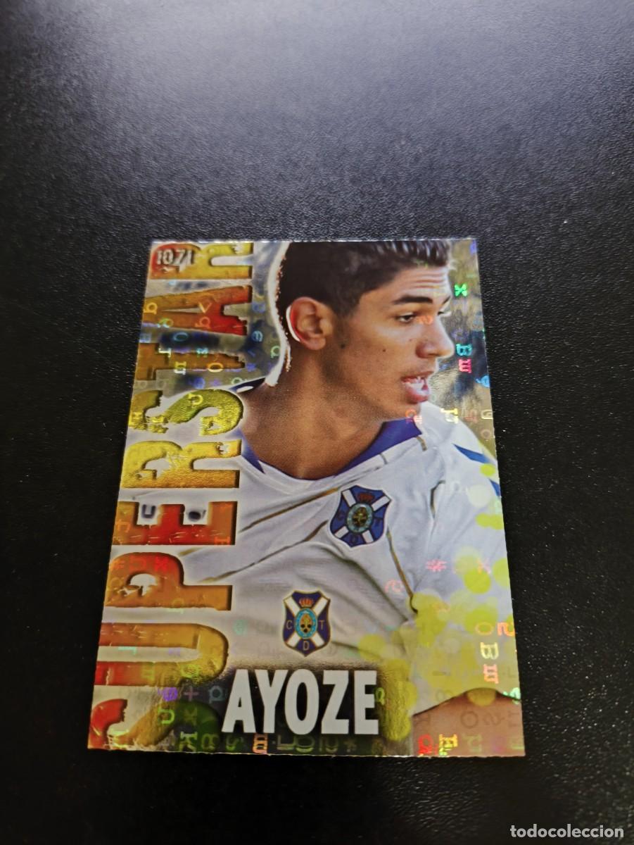 Cromos de F&uacute;tbol: 1071 AYOZE SUPERSTAR BRILLO LETRAS TENERIFE MUNDICROMO LIGA 2013 2014 13 14 PLATINUM NO PANINI ESTE