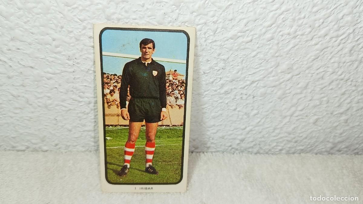 Cromos de F&uacute;tbol: ANTIGUO CROMO N&ordm; 1 IRIBAR ATLETHIC BILBAO RUIZ ROMERO CAMPEONATOS NACIONALES FUTBOL 1973 - 74