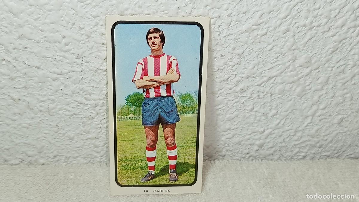 Cromos de F&uacute;tbol: ANTIGUO CROMO N&ordm; 14 CARLOS ATLETHIC BILBAO RUIZ ROMERO CAMPEONATOS NACIONALES FUTBOL 1973 - 74 SIN P