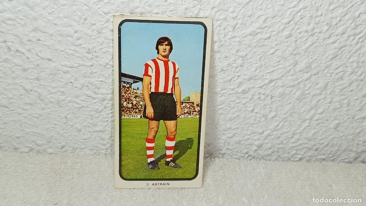 Cromos de F&uacute;tbol: ANTIGUO CROMO N&ordm; 3 ASTRAIN ATLETHIC BILBAO RUIZ ROMERO CAMPEONATOS NACIONALES FUTBOL 1973 - 74