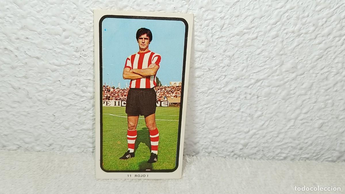 Cromos de F&uacute;tbol: ANTIGUO CROMO N&ordm; 11 ROJO I ATLETHIC BILBAO RUIZ ROMERO CAMPEONATOS NACIONALES FUTBOL 1973 - 74