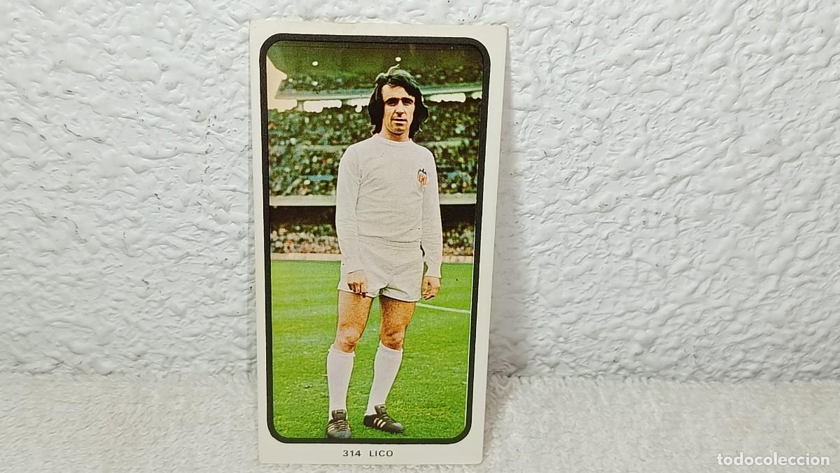 Cromos de F&uacute;tbol: ANTIGUO CROMO N&ordm; 314 LICO VALENCIA C.F RUIZ ROMERO CAMPEONATOS NACIONALES FUTBOL 1973 - 74 SIN PEGAR
