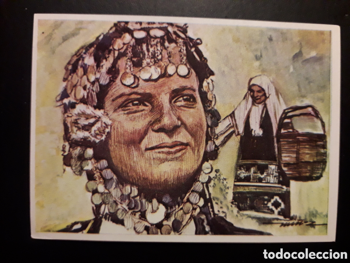 Cromos de F&uacute;tbol: TIPOS B&Uacute;LGAROS RAZAS HUMANAS N&deg; 122 CHOCOLATES ELGORRIAGA 1968 SIN PEGAR, PEDIDO M&Iacute;NIMO 3&euro;