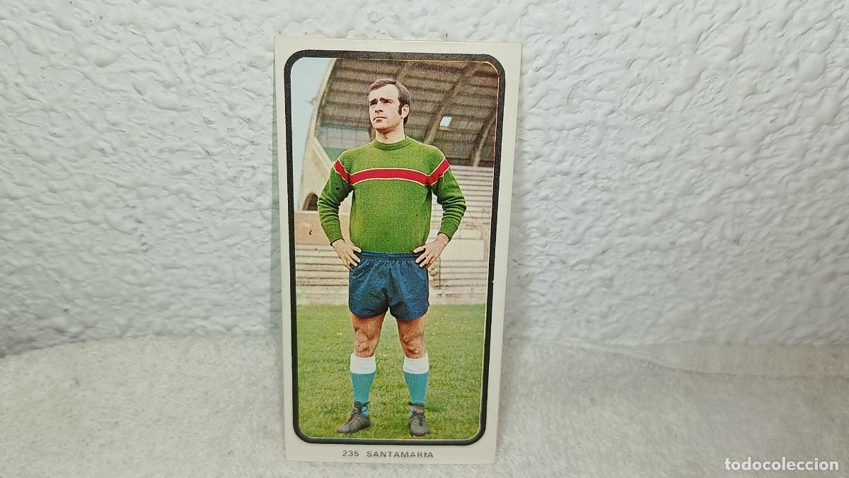 Cromos de F&uacute;tbol: ANTIGUO CROMO 235 SANTAMARIA RACING SANTANDER RUIZ ROMERO CAMPEONATOS NACIONALES FUTBOL 1973 - 74