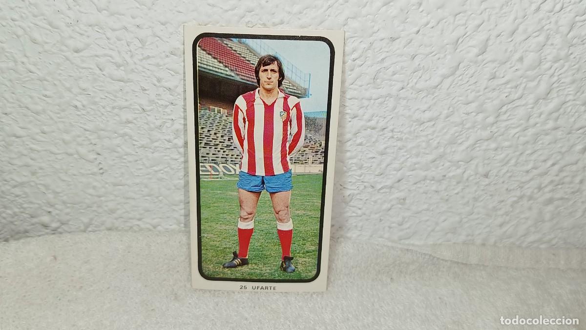 Cromos de F&uacute;tbol: ANTIGUO CROMO N&ordm; 25 UFARTE ATLETICO MADRID RUIZ ROMERO CAMPEONATOS NACIONALES FUTBOL 1973 - 74