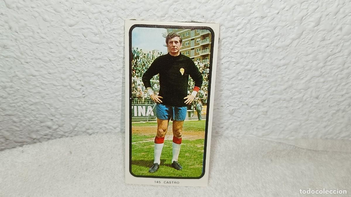 Cromos de F&uacute;tbol: ANTIGUO CROMO N&ordm; 145 CASTRO SPORTING GIJON RUIZ ROMERO CAMPEONATOS NACIONALES FUTBOL 1973 - 74
