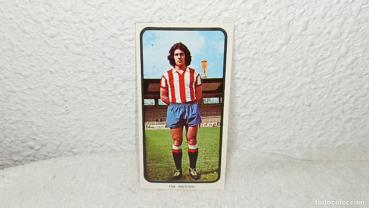 Cromos de F&uacute;tbol: ANTIGUO CROMO N&ordm; 156 MEGIDO SPORTING GIJON RUIZ ROMERO CAMPEONATOS NACIONALES FUTBOL 1973 - 74