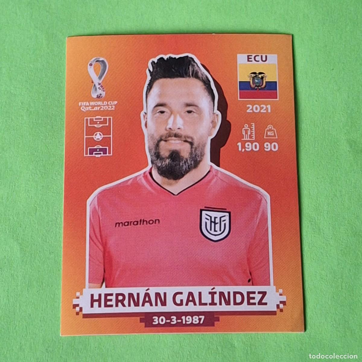 Cromos de F&uacute;tbol: WORLD CUP MUNDIAL QATAR 2022 - VERSION NARANJA SUDAMERICA - ECU 2 ECUADOR - HERNAN GALINDEZ