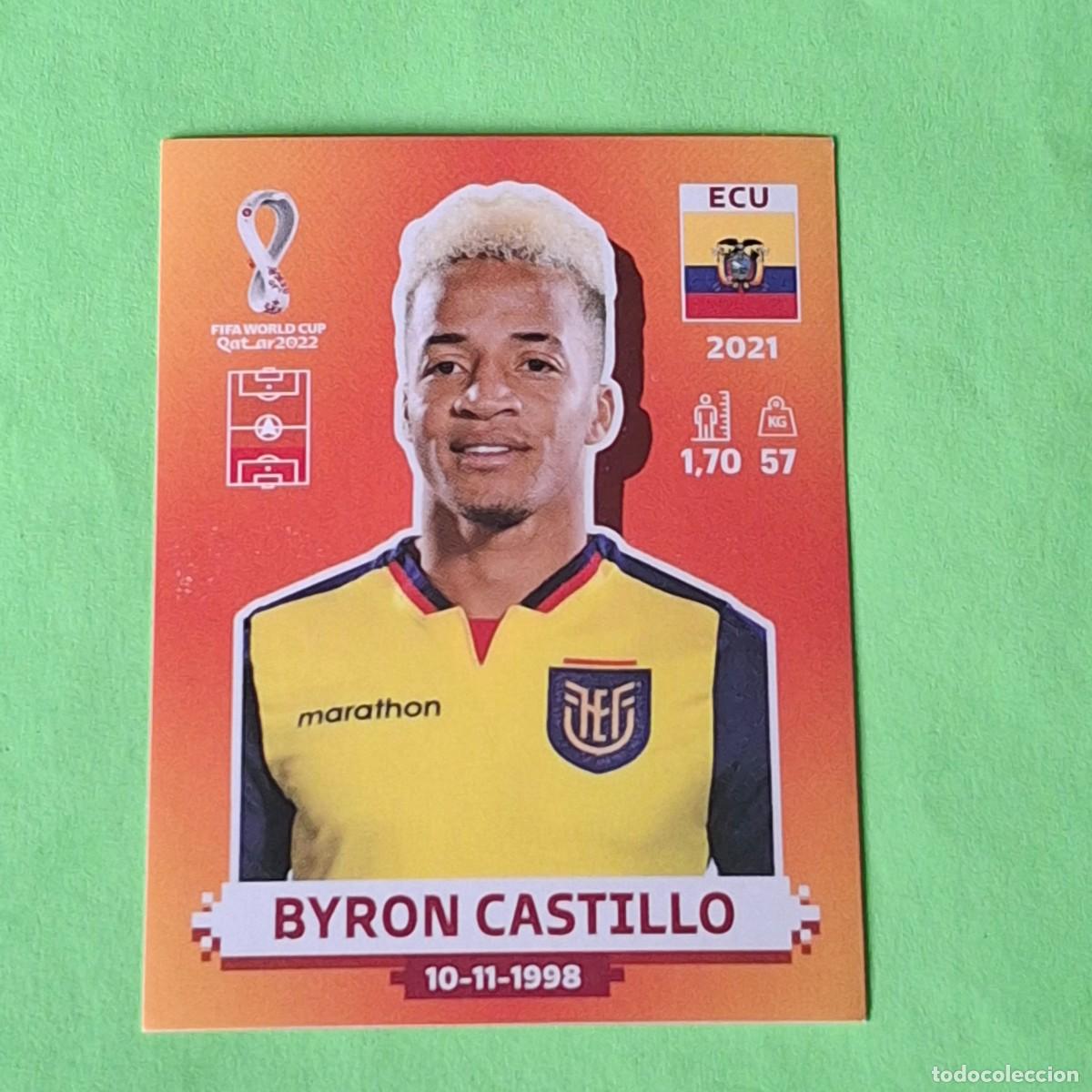 Cromos de F&uacute;tbol: WORLD CUP MUNDIAL QATAR 2022 - VERSION NARANJA SUDAMERICA - ECU 5 ECUADOR - BYRON CASTILLO