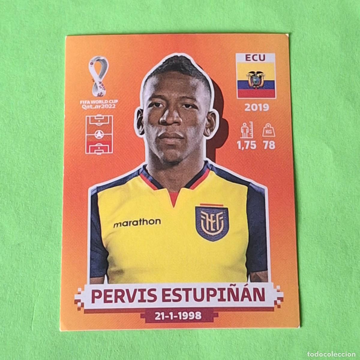 Cromos de F&uacute;tbol: WORLD CUP MUNDIAL QATAR 2022 - VERSION NARANJA SUDAMERICA - ECU 6 ECUADOR - PERVIS ESTUPI&Ntilde;AN