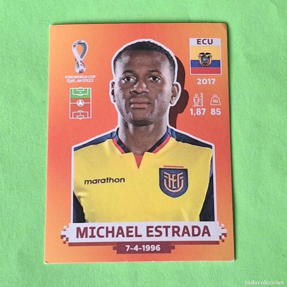 Cromos de F&uacute;tbol: WORLD CUP MUNDIAL QATAR 2022 - VERSION NARANJA SUDAMERICA - ECU 15 ECUADOR - MICHAEL ESTRADA