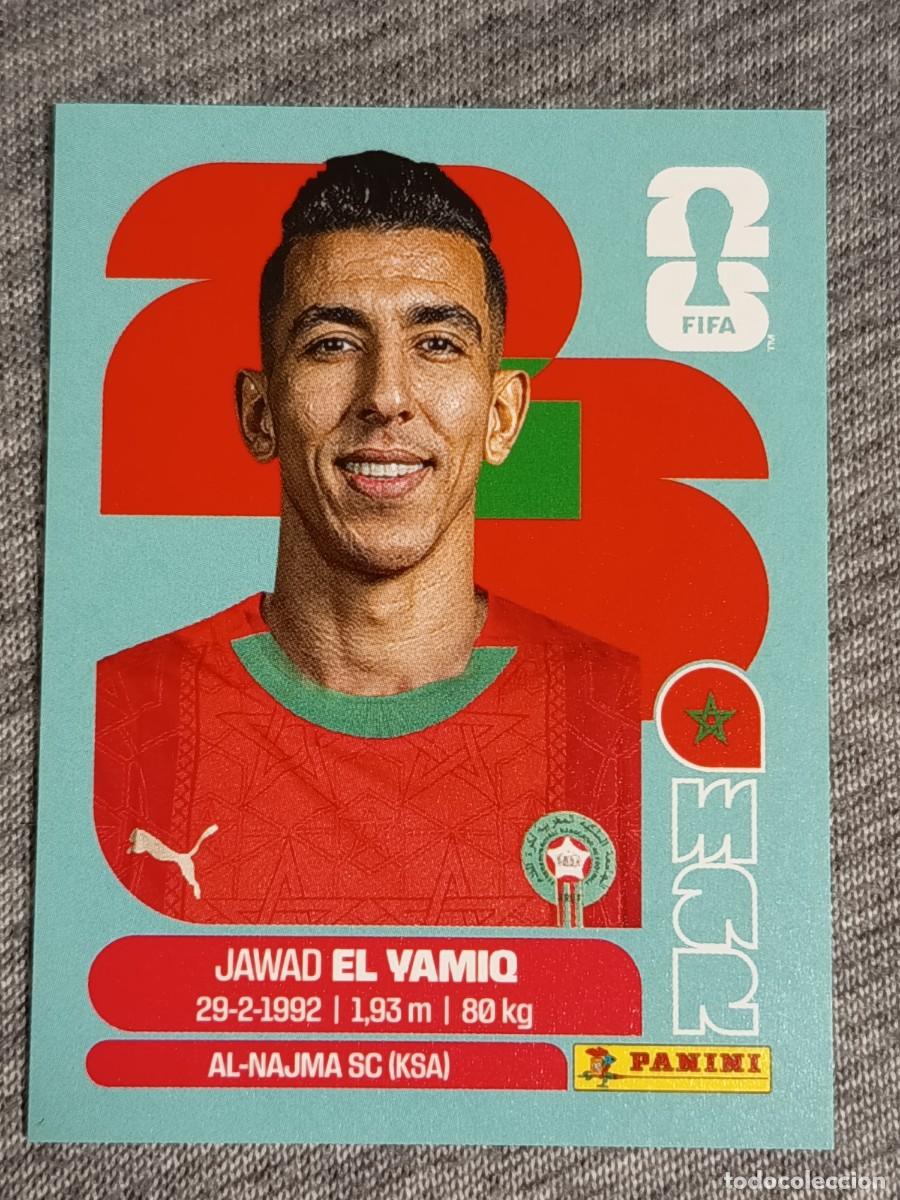 Cromos de F&uacute;tbol: EL YAMIQ MAR 8 STICKER MUNDIAL 2026 PANINI FIFA WORLD CUP NUEVO