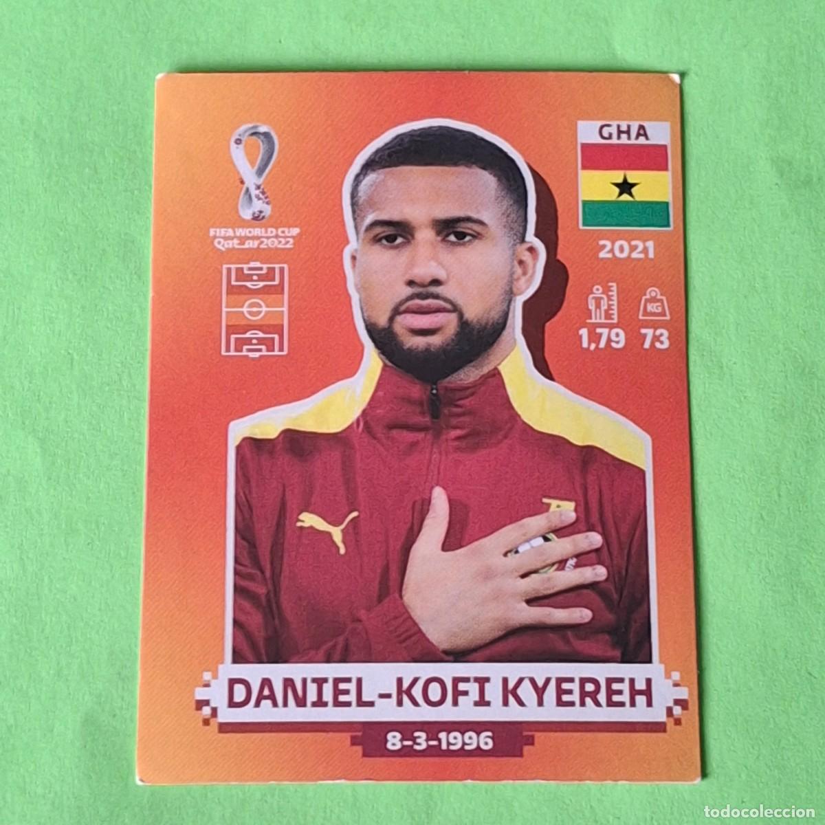 Cromos de F&uacute;tbol: WORLD CUP MUNDIAL QATAR 2022 - VERSION NARANJA SUDAMERICA - GHA 12 GHANA - DANIEL KOFI KYEREH