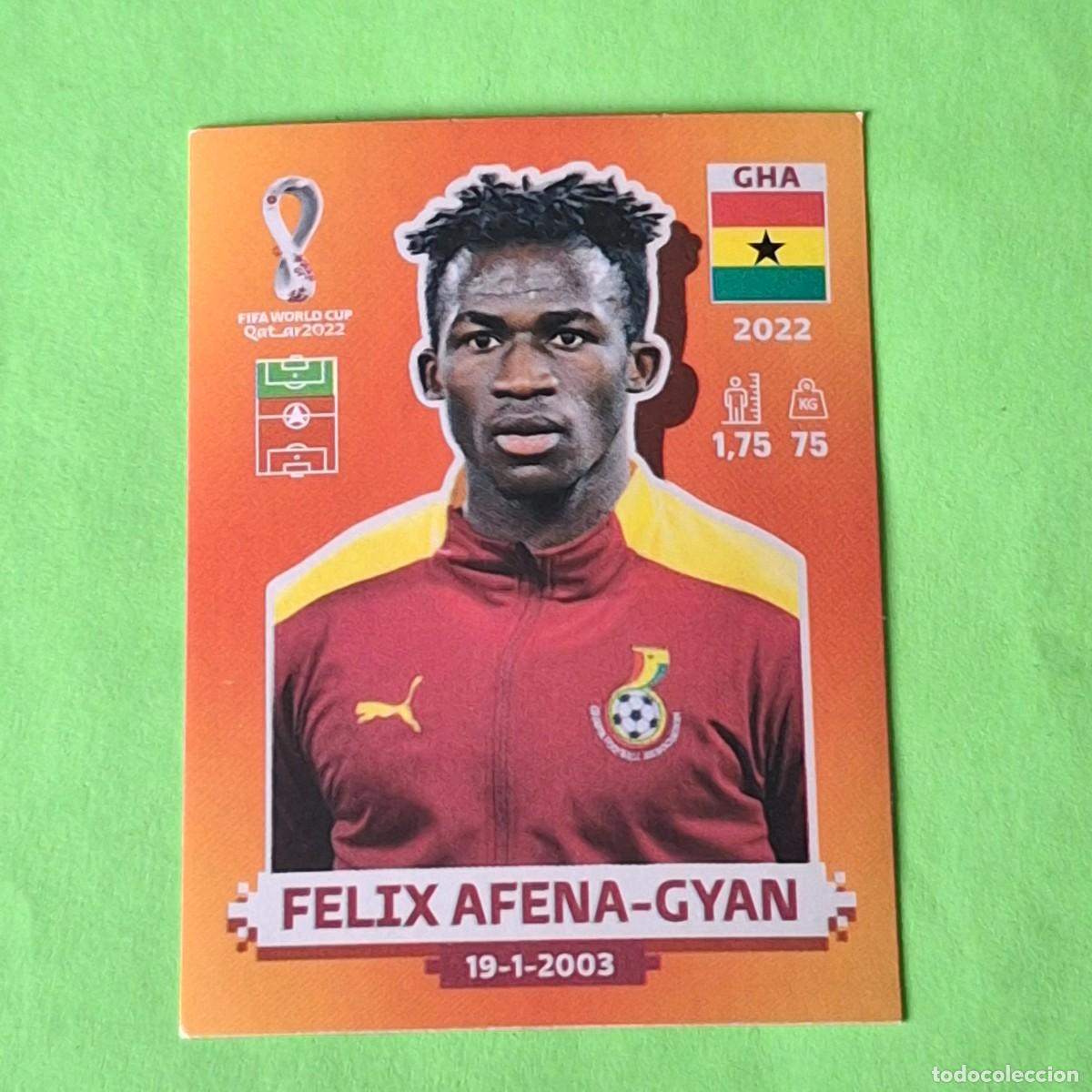 Cromos de F&uacute;tbol: WORLD CUP MUNDIAL QATAR 2022 - VERSION NARANJA SUDAMERICA - GHA 15 GHANA - FELIX AFENA GYAN