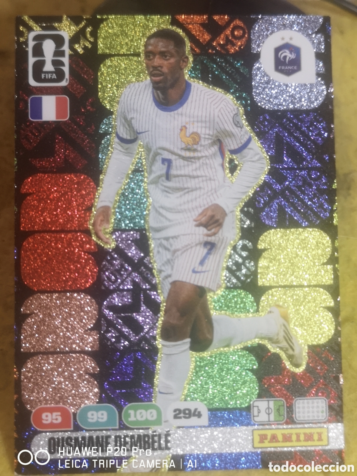 Cromos de F&uacute;tbol: ADRENALYN FIFA WORLD CUP MUNDIAL 2026 MOMENTUM DEMBELE - FRANCIA