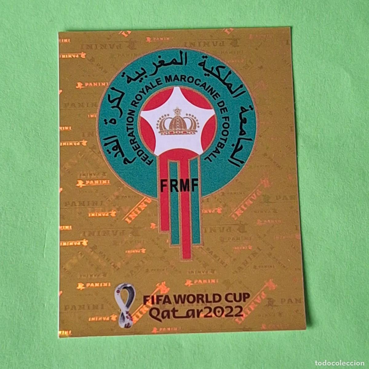 Cromos de F&uacute;tbol: WORLD CUP MUNDIAL QATAR 2022 - VERSION NARANJA SUDAMERICA - MAR 1 MARRUECOS - FEDERATION MAROCAINE