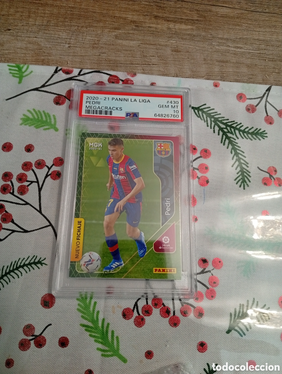 Cromos de F&uacute;tbol: Pedri megacracks rookie PSA 10