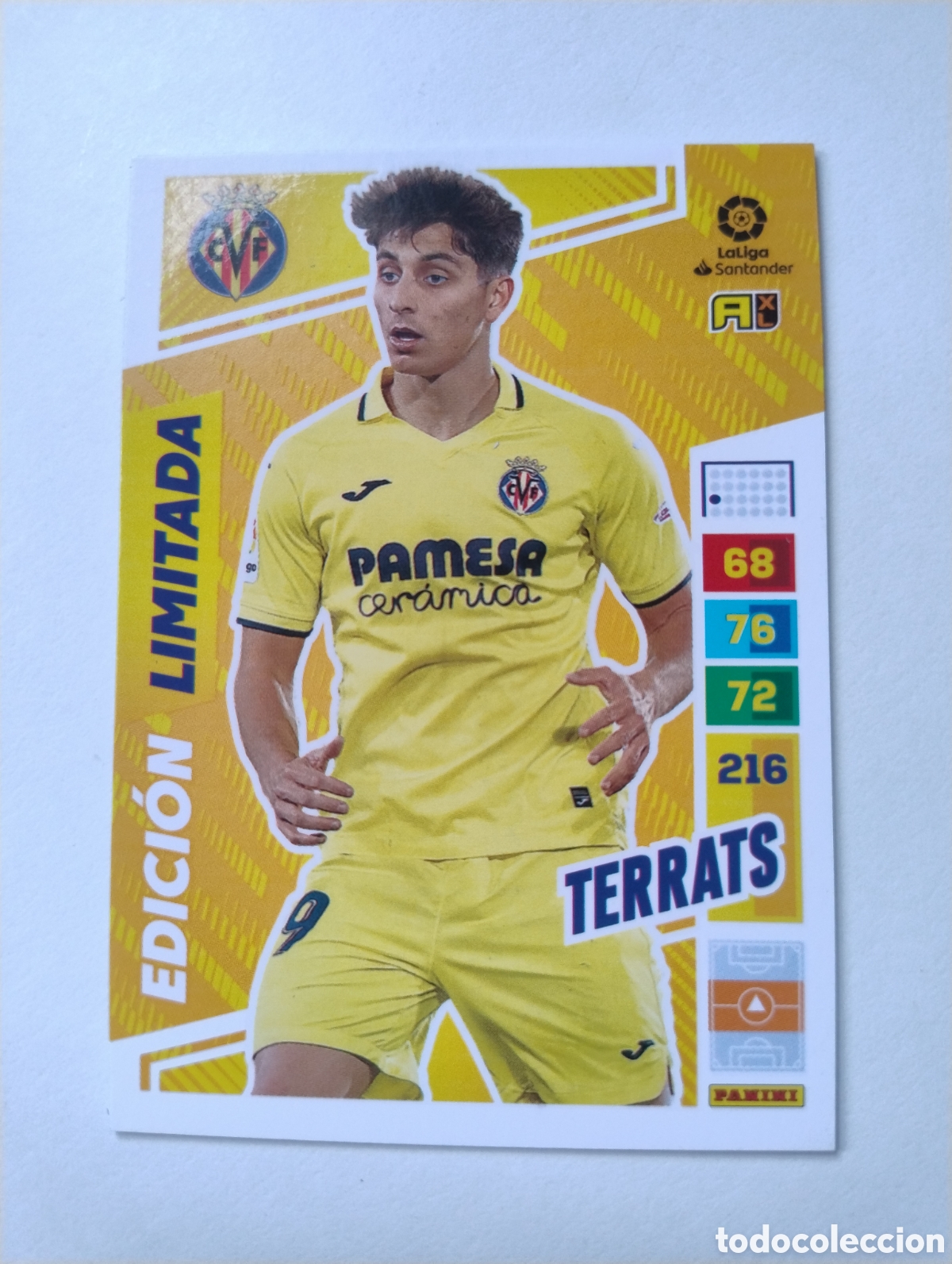 Cromos de F&uacute;tbol: Terrats - Villarreal - Adrenalyn XL Liga 2022 - 2023 Edici&oacute;n Limitada