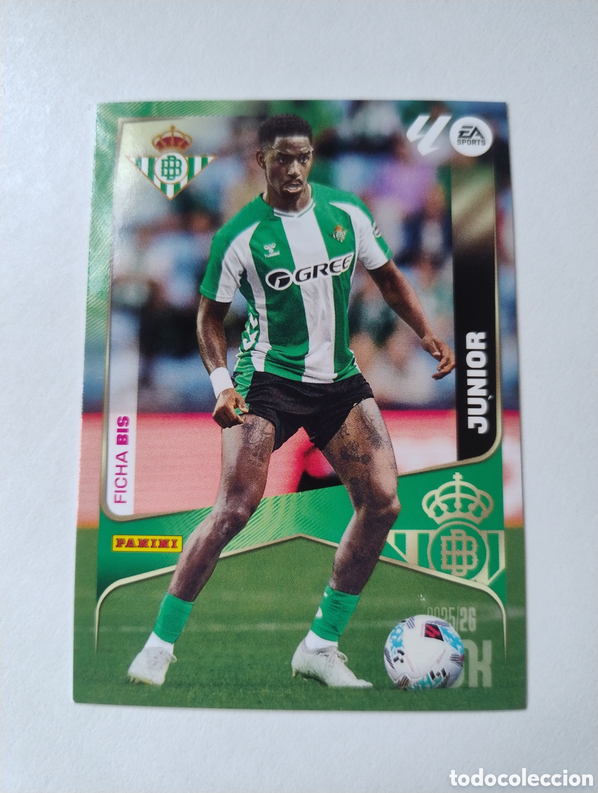 Cromos de F&uacute;tbol: 98 bis - Junior - Betis - Megacracks 2025 - 2026