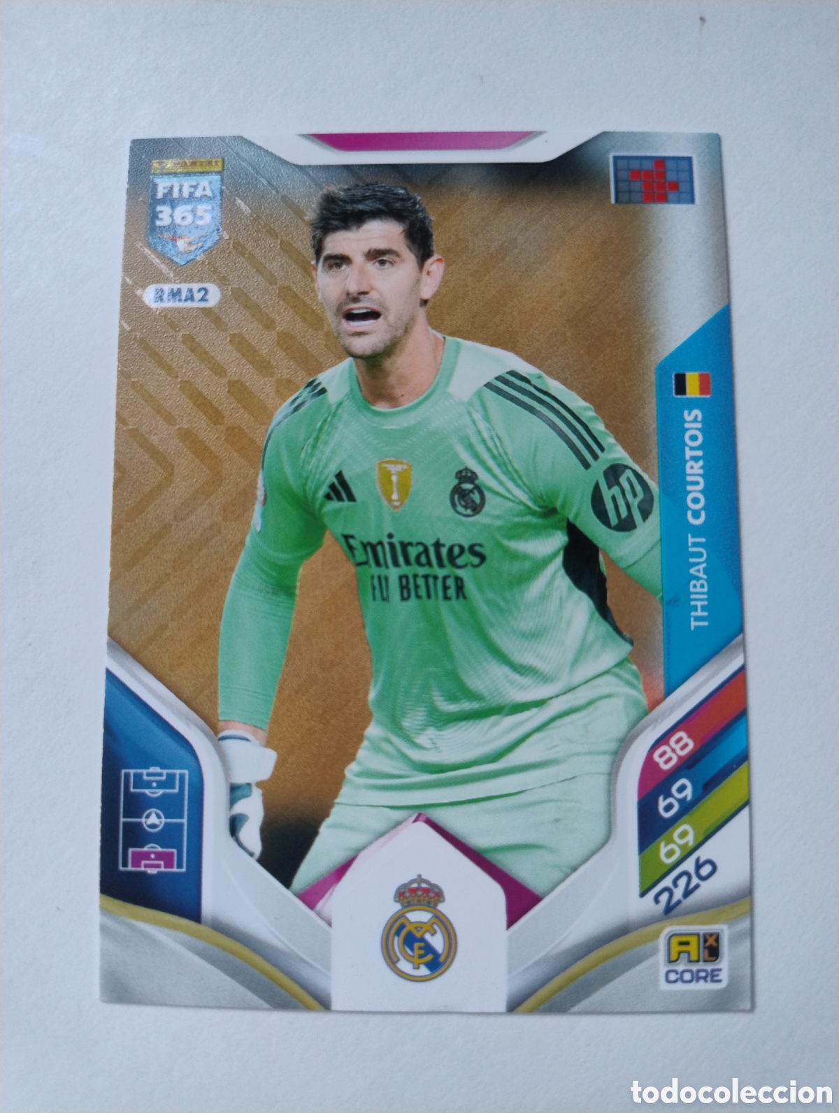 Cromos de F&uacute;tbol: RMA 2 - Courtois - Real Madrid - Adrenalyn XL FIFA 365 2026