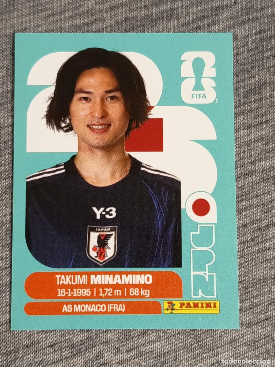Cromos de F&uacute;tbol: MINAMINO JPN 16 STICKER MUNDIAL 2026 PANINI FIFA WORLD CUP NUEVO