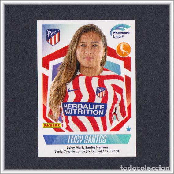 Cromos de F&uacute;tbol: LIGA F FEMENINA 2022 2023 22 23 PANINI LEICY SANTOS 112 ATL&Eacute;TICO MADRID COLECCI&Oacute;N ALBUM - ESTE