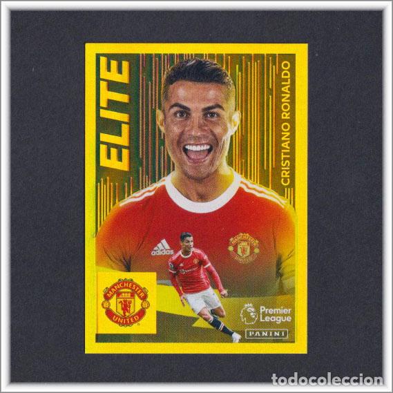 Cromos de F&uacute;tbol: PREMIER LEAGUE 2021 2022 21 22 PANINI CRISTIANO RONALDO ELITE 432 MANCHESTER UNITED STICKER ALBUM