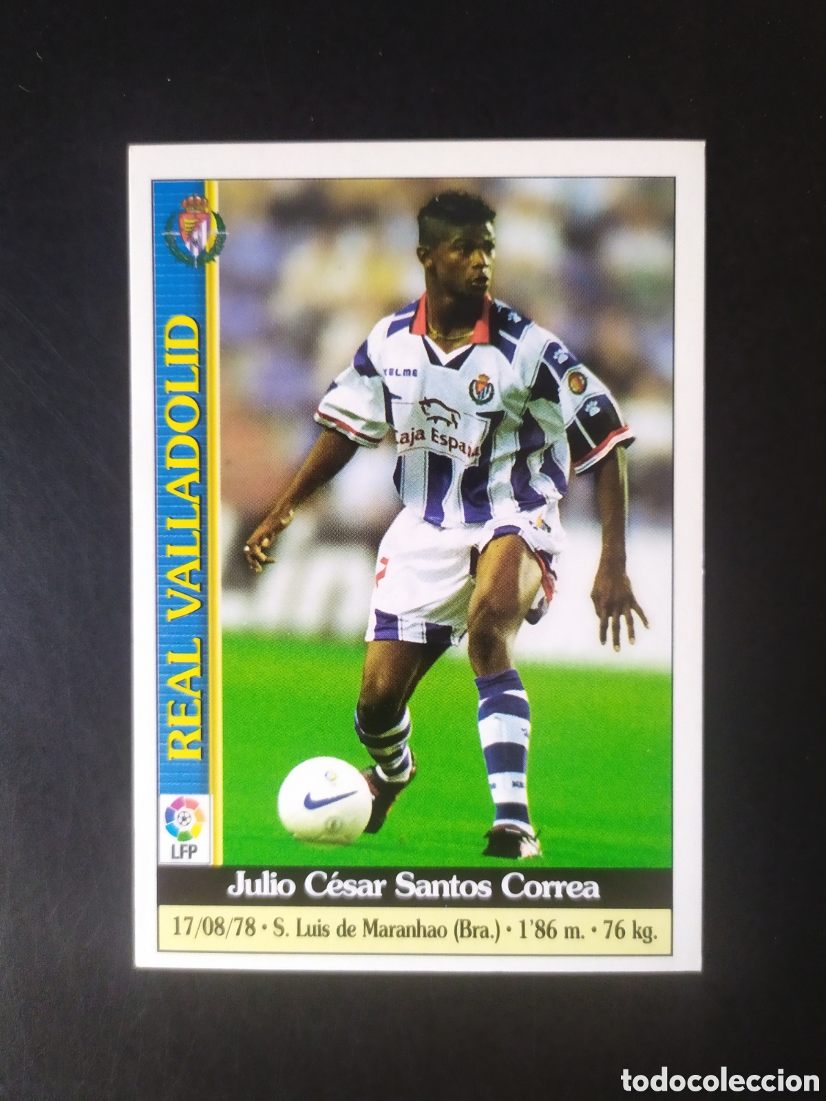 Cartes &agrave; collectionner de Football: Mundicromo fichas Liga 1999 2000 99 00 Julio C&eacute;sar n&deg; 205 Valladolid
