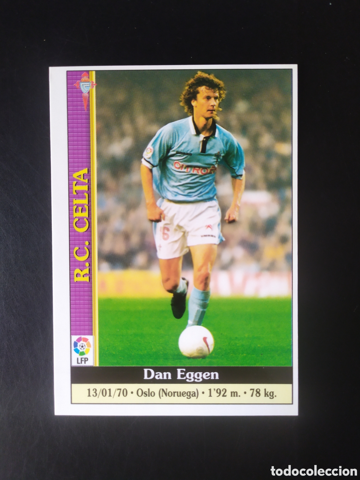 Cartes &agrave; collectionner de Football: Mundicromo fichas Liga 1999 2000 99 00 Eggen n&deg; 80 Celta Vigo