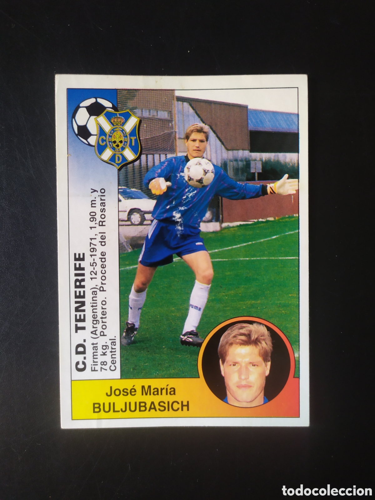 Cromos de F&uacute;tbol: Liga 1994 1995 94 95 panini Buljubasich n&deg; 290 Tenerife