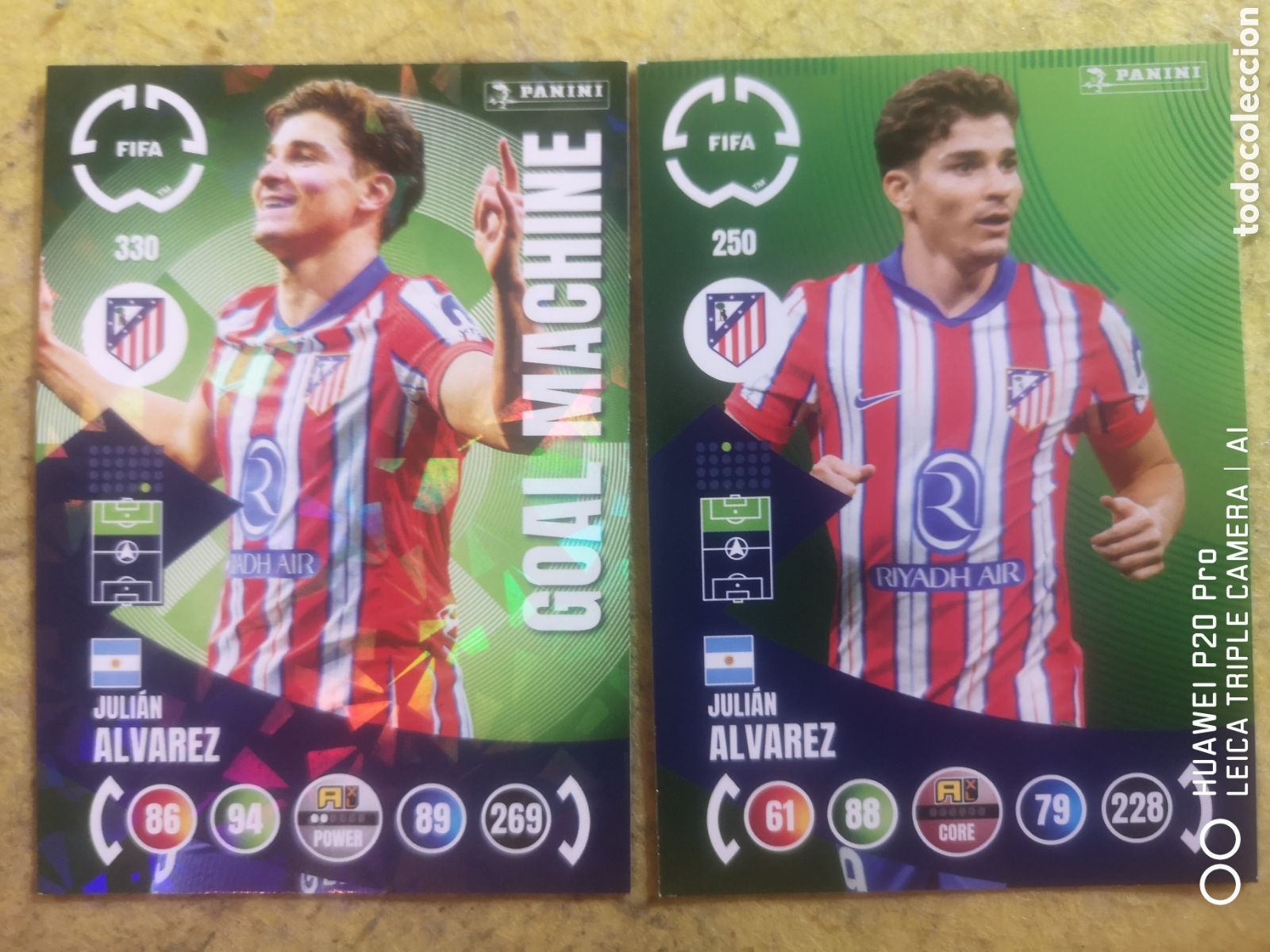 Cromos de F&uacute;tbol: FIFA CLUB WORLD CUP ADRENALYN 2025 GOAL MACHINE JULIAN ALVAREZ / ATLETICO DE MADRID