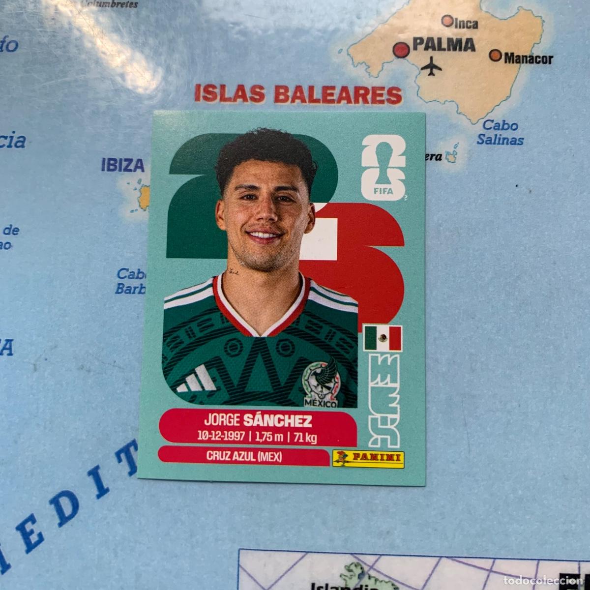 Cromos de F&uacute;tbol: Jorge S&aacute;nchez numero 4 de Mexico cromo panini Mundial Fifa World Cup 2026