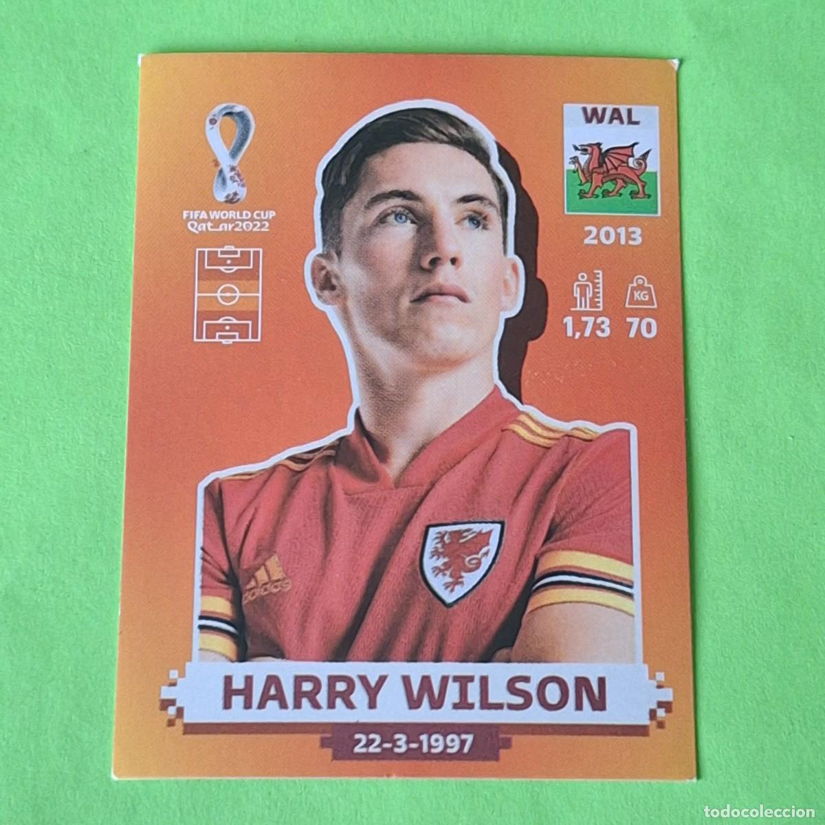 Cromos de F&uacute;tbol: WORLD CUP MUNDIAL QATAR 2022 - VERSION NARANJA SUDAMERICA - WAL 15 GALES - HARRY WILSON