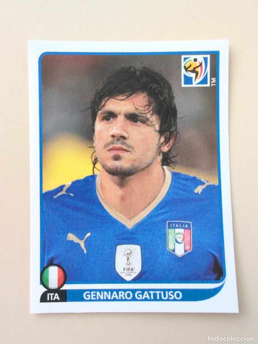 Cromos de F&uacute;tbol: 421 Gennaro Gattuso, Italia, Panini FIFA World Cup 2010 sticker Mundial South Africa