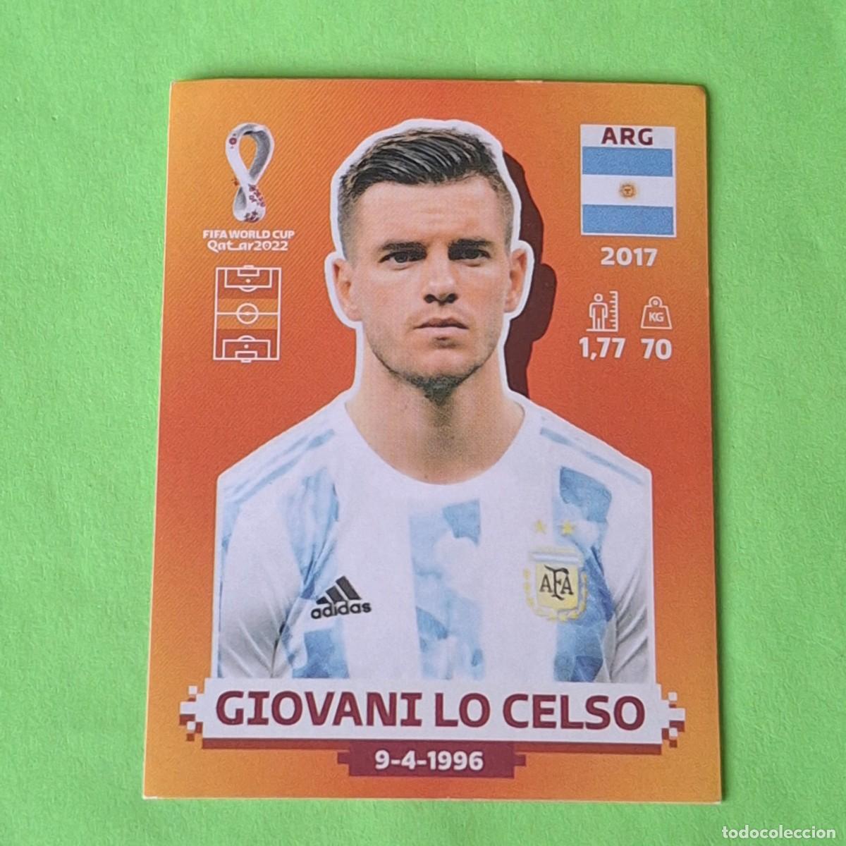 Cromos de F&uacute;tbol: WORLD CUP MUNDIAL QATAR 2022 - VERSION NARANJA SUDAMERICA - ARG 11 ARGENTINA - GIOVANI LO CELSO