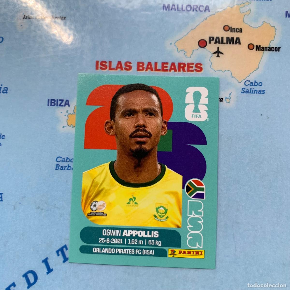 Cromos de F&uacute;tbol: Sud&aacute;frica numero 20 cromo panini Mundial Fifa World Cup 2026