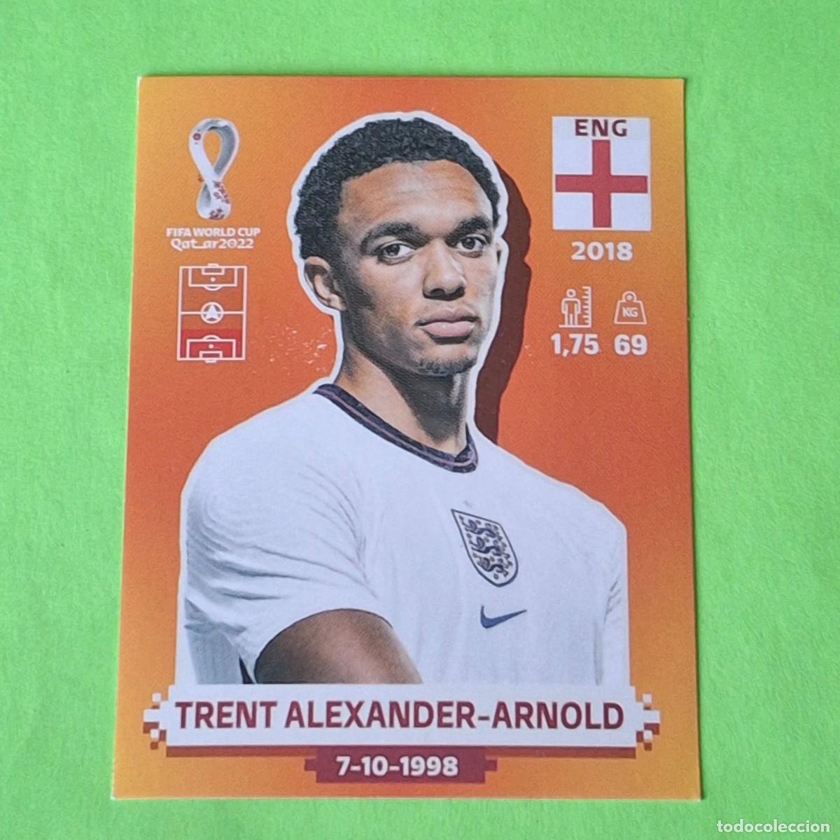 Cromos de F&uacute;tbol: WORLD CUP MUNDIAL QATAR 2022 - VERSION NARANJA SUDAMERICA - ENG 4 INGLATERRA -TRENT ALEXANDER ARNOLD