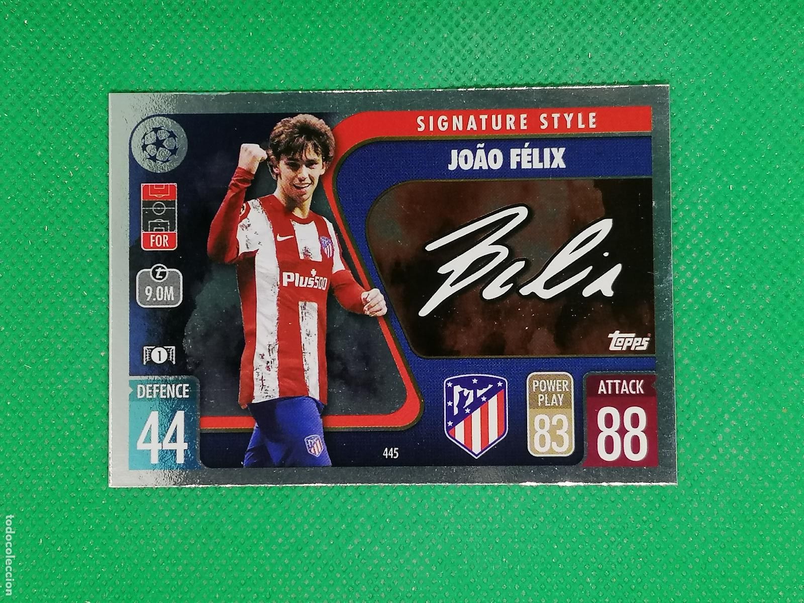 Cromos de F&uacute;tbol: 445 JOAO FELIX ATLETICO DE MADRID SIGNATURE STYLE ⚽ TOPPS MATCH ATTAX CHAMPIONS 2021 2022 21 22 ⚽