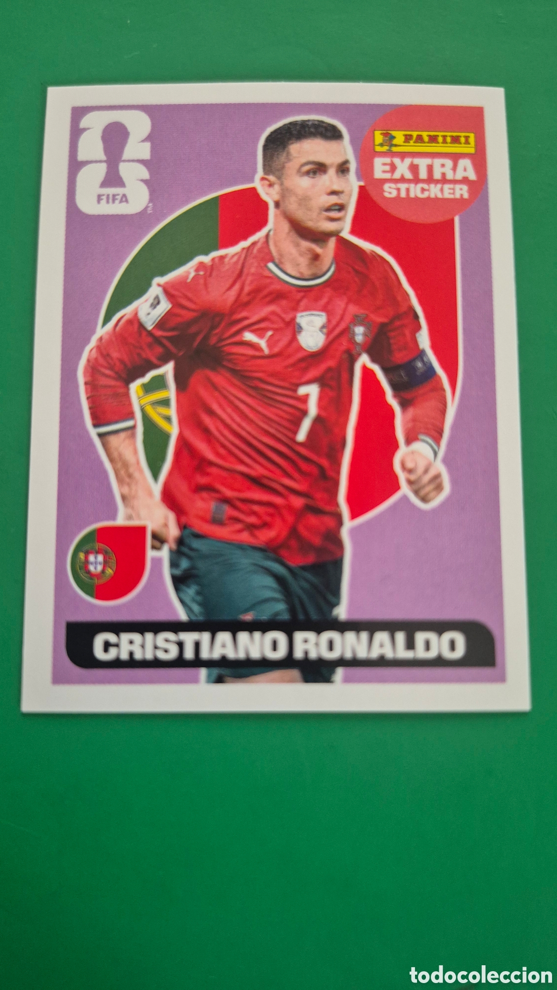 Cromos de F&uacute;tbol: CRISTIANO RONALDO EXTRA PORTUGAL MUNDIAL FIFA WORLD CUP 2026 STICKER PANINI SIN PEGAR